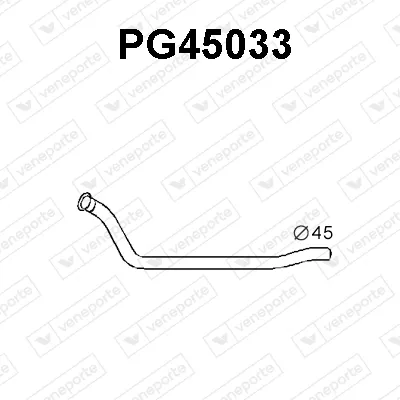 Exhaust Pipe Peugeot 504 Pickup