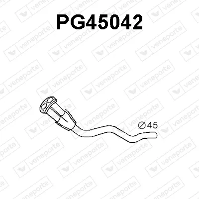 Exhaust Pipe Peugeot 504 Break