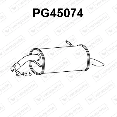 Rear Muffler Peugeot 207 · Peugeot 207 SW · Peugeot 207 Hatchback Van