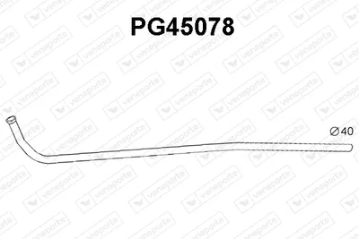 VENEPORTE exhaust pipe PG45078
