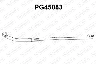 Exhaust Pipe Peugeot 205 I