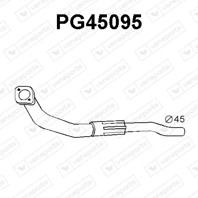 VENEPORTE exhaust pipe PG45095