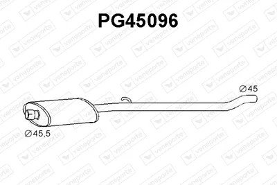 Centre Muffler Peugeot 205 I · Peugeot 205 I Convertible · Peugeot 205 II