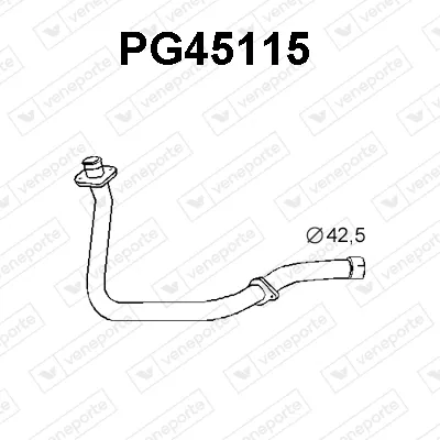 Exhaust Pipe Peugeot 305 I · Peugeot 305 II