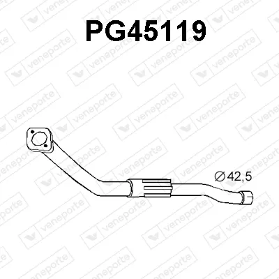 VENEPORTE exhaust pipe PG45119