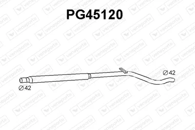 Centre Muffler Peugeot 305 II