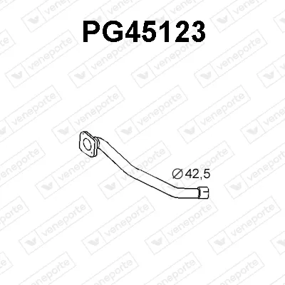 Exhaust Pipe Peugeot 305 II