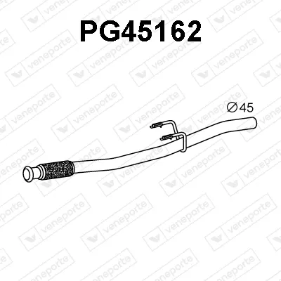 Exhaust Pipe Peugeot 206 Hatchback · Peugeot 206 SW