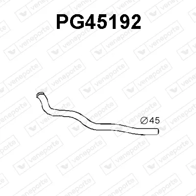 Exhaust Pipe Peugeot 504