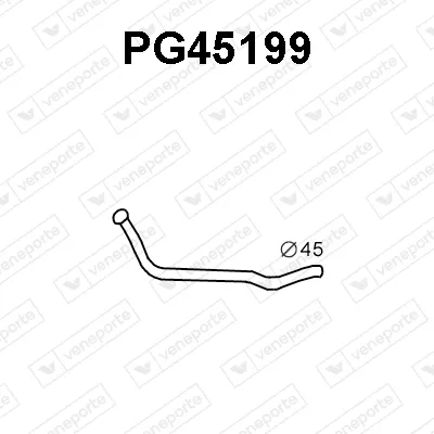 Exhaust Pipe Peugeot 504 Pickup