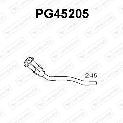 Exhaust Pipe Peugeot 505