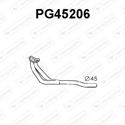 VENEPORTE exhaust pipe PG45206
