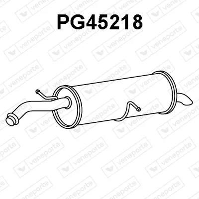 Rear Muffler Citroën C4 I · Peugeot 308 I