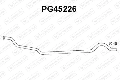 VENEPORTE exhaust pipe PG45226
