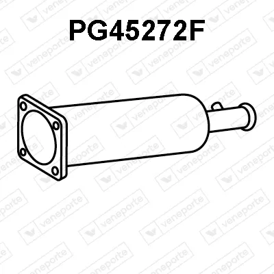 Soot/Particulate Filter, exhaust system Peugeot 607