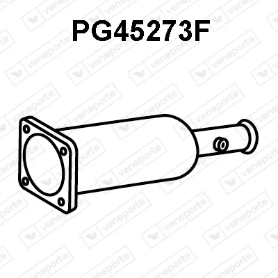 Soot/Particulate Filter, exhaust system Peugeot 607