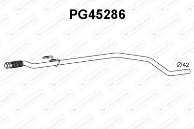 Exhaust Pipe Peugeot 206+