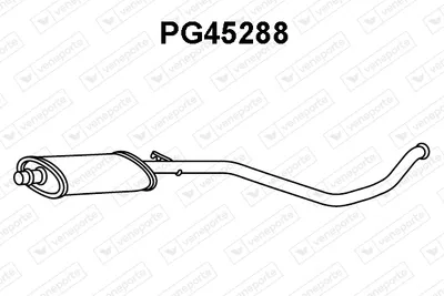 Front Muffler Peugeot 306 · Peugeot 306 Break