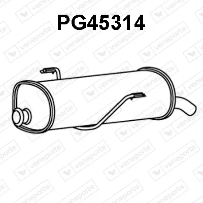 Rear Muffler Peugeot 206 Hatchback · Peugeot 206 CC · Peugeot 206 Van