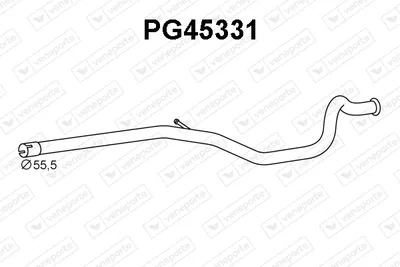 Exhaust Pipe Peugeot 206 SW