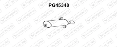 Rear Muffler Peugeot 306 Hatchback