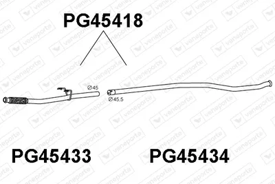 Exhaust Pipe Peugeot 206 Hatchback