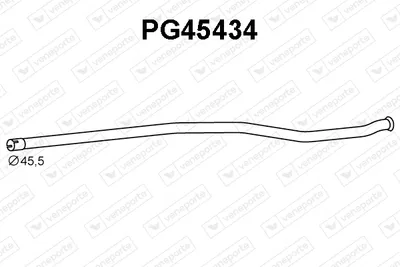 Exhaust Pipe Peugeot 206 Hatchback
