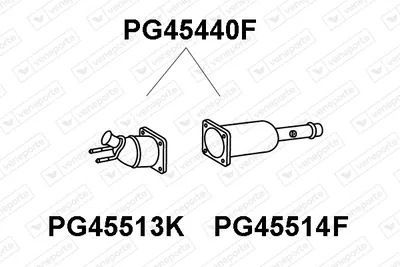 Soot/Particulate Filter, exhaust system Peugeot 307 · Peugeot 307 SW · Peugeot 307 Break