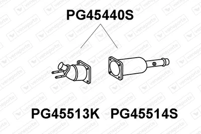 Soot/Particulate Filter, exhaust system Peugeot 307 · Peugeot 307 SW · Peugeot 307 Break