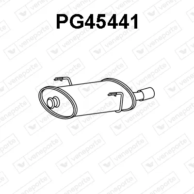 Rear Muffler Peugeot 206 Hatchback · Peugeot 206 CC