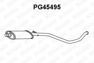 Front Muffler Peugeot 306 Hatchback · Peugeot 306 · Peugeot 306 Break