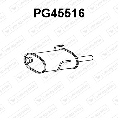 Rear Muffler Peugeot 406 Break