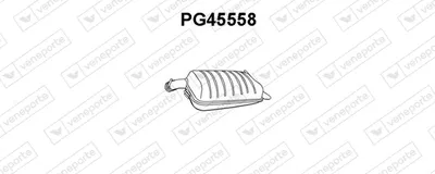 Rear Muffler Peugeot 605