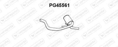 Centre Muffler Peugeot 605