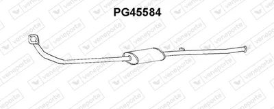 Front Muffler Peugeot 205 II