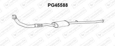 Front Muffler Peugeot 205 I Convertible · Peugeot 205 II
