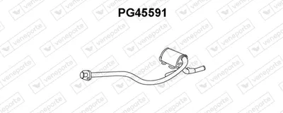 Centre Muffler Peugeot 605