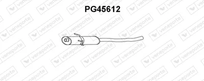 Centre Muffler Citroën JUMPY I · Citroën JUMPY I Van · Fiat SCUDO Bus