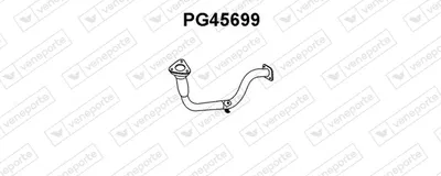 Exhaust Pipe Peugeot 205 II