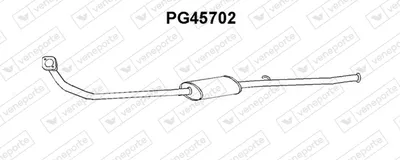 Front Muffler Peugeot 309 II