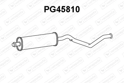 Front Muffler Citroën C4 Coupe · Citroën C4 I · Peugeot 307
