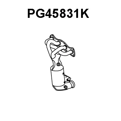 Catalyst elbow admission VENEPORTE PG45831K