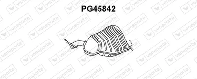 Rear Muffler Peugeot 407 · Peugeot 407 SW