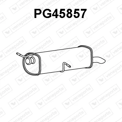 Rear Muffler Peugeot 308 SW I