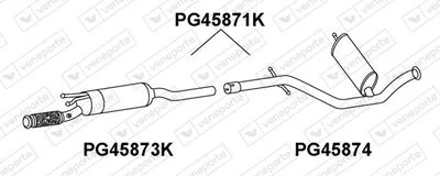 Catalytic Converter Peugeot 407 · Peugeot 407 SW