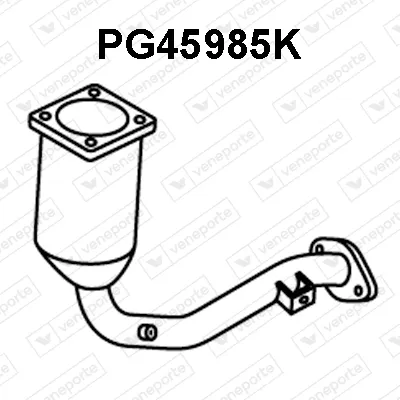 Catalytic Converter Peugeot 206+