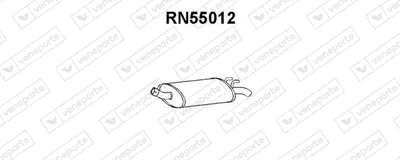 Rear Muffler Renault SUPER 5