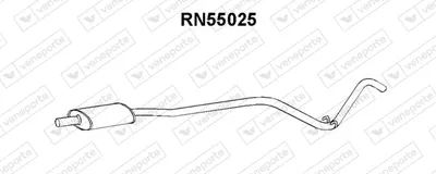 Centre Muffler Renault SUPER 5