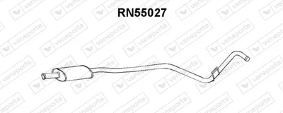 Centre Muffler Renault SUPER 5