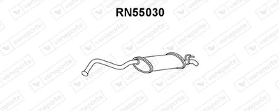 Rear Muffler Renault 21 Saloon · Renault 21